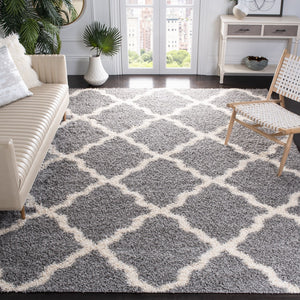 Safavieh Dallas Shag 257 Flat Weave Polypropylene Shag & Flokati Rug SGD257G-4SQ