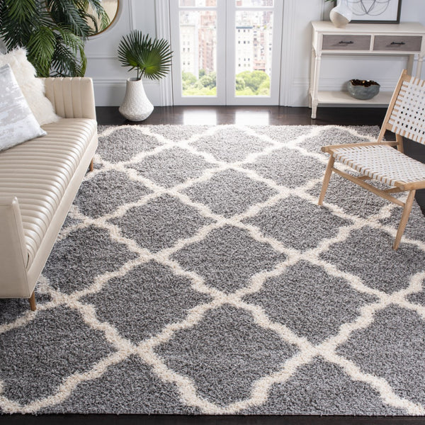 Safavieh Dallas Shag 257 Flat Weave Polypropylene Shag & Flokati Rug SGD257G-4SQ