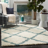 Safavieh Dallas Shag 257 Flat Weave Polypropylene Shag & Flokati Rug SGD257J-4SQ