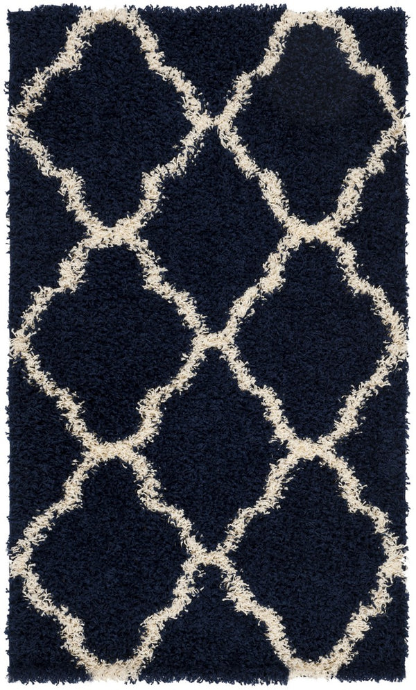Safavieh Dallas Shag 257 Polypropylene Pile Power Loomed Shag & Flokati Rug SGD257N-10SQ