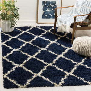 Safavieh Dallas Shag 257 Polypropylene Pile Power Loomed Shag & Flokati Rug SGD257N-10SQ