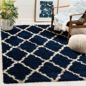 Safavieh Dallas Shag 257 Flat Weave Polypropylene Shag & Flokati Rug SGD257N-8SQ