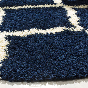 Safavieh Dallas Shag 257 Polypropylene Pile Power Loomed Shag & Flokati Rug SGD257N-10SQ