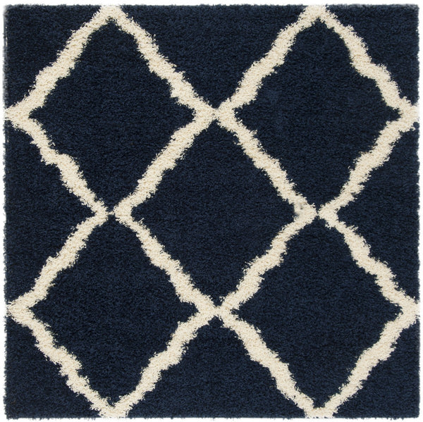 Safavieh Dallas Shag 257 Polypropylene Pile Power Loomed Shag & Flokati Rug SGD257N-10SQ