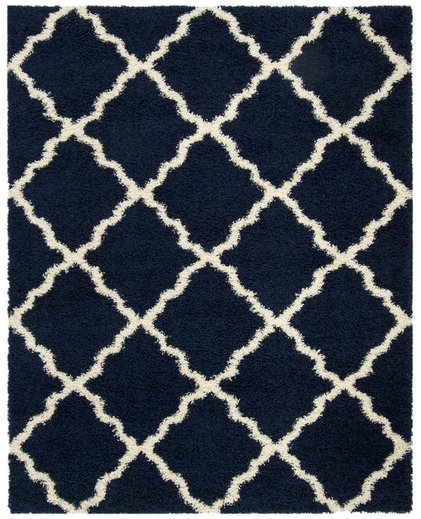 Safavieh Dallas Shag 257 Polypropylene Pile Power Loomed Shag & Flokati Rug SGD257N-10SQ