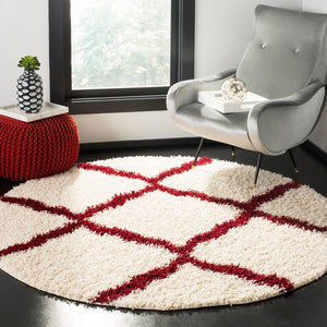 Safavieh Dallas Shag 257 Flat Weave Polypropylene Shag & Flokati Rug SGD257R-9