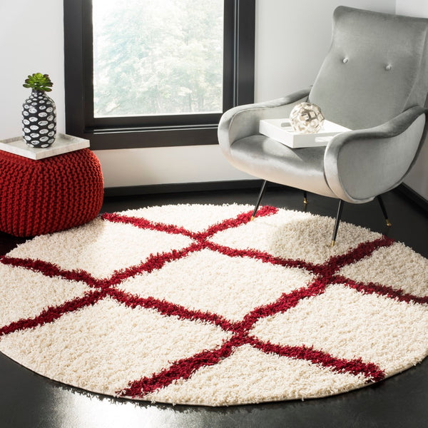 Safavieh Dallas Shag 257 Flat Weave Polypropylene Shag & Flokati Rug SGD257R-9