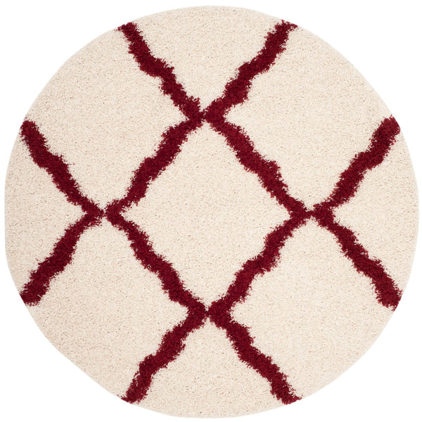 Safavieh Dallas Shag 257 Flat Weave Polypropylene Shag & Flokati Rug SGD257R-9