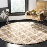 Safavieh Dallas Shag Power Loomed Polypropylene Pile Shag & Flokati Rug SGDS258D-4