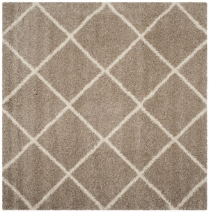 Hudson Shag 281 Shag Power Loomed Polypropylene Rug Beige / Ivory