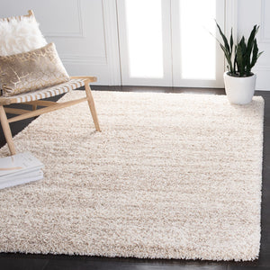 Safavieh Hudson Shag 295 Power Loomed Polypropylene Shag Rug Ivory / Beige SGH295C-8SQ