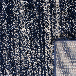 Safavieh Hudson Shag 295 Power Loomed Polypropylene Shag Rug Navy / Ivory SGH295N-10