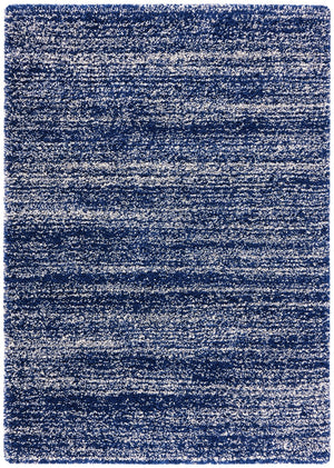 Safavieh Hudson Shag 295 Power Loomed Polypropylene Shag Rug Navy / Ivory SGH295N-10