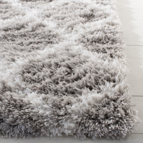 Safavieh Indie Shag 322 Power Loomed Polyester Pile Shag & Flokati Rug SGI322B-4SQ