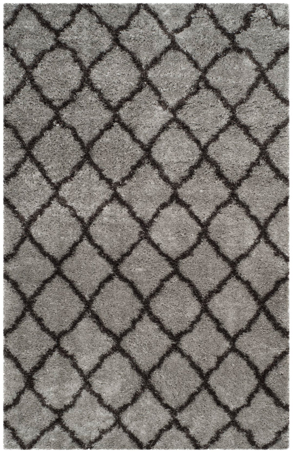 Safavieh Indie Shag 322 Power Loomed Polyester Pile Shag & Flokati Rug SGI322S-3