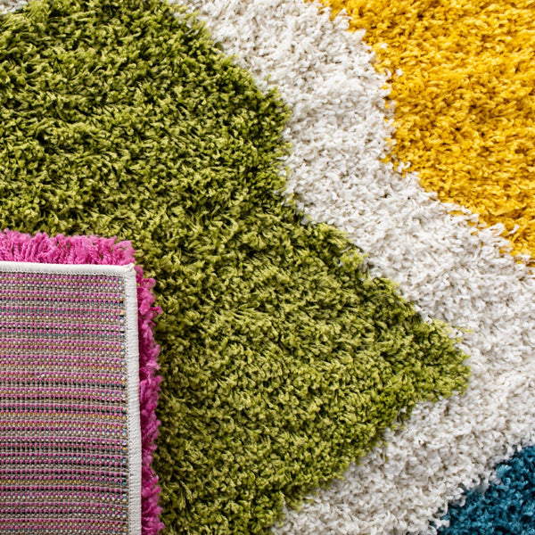 Safavieh Safavieh Kids Shag 562 Power Loomed Polypropylene Pile Shag & Flokati Rug SGK562A-29