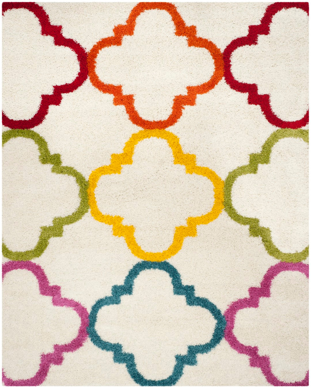 Safavieh Safavieh Kids Shag 563 Power Loomed Polypropylene Pile Shag & Flokati Rug SGK563A-25