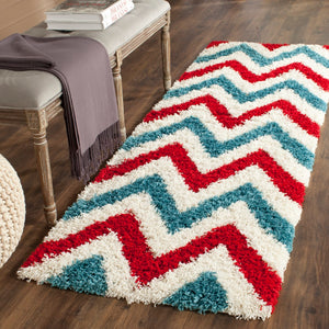 Safavieh Safavieh Kids Shag 564 Power Loomed Polypropylene Pile Shag & Flokati Rug SGK564B-27