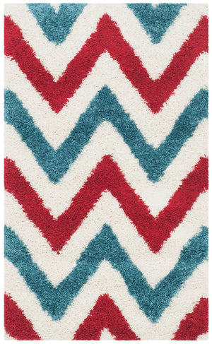 Safavieh Safavieh Kids Shag 564 Power Loomed Polypropylene Pile Shag & Flokati Rug SGK564B-3