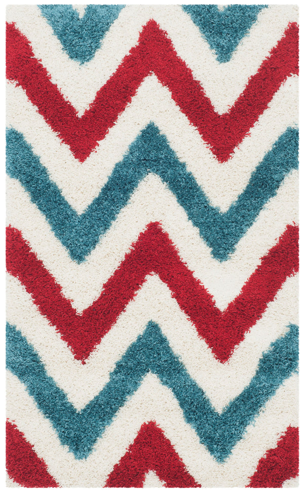 Safavieh Safavieh Kids Shag 564 Power Loomed Polypropylene Pile Shag & Flokati Rug SGK564B-3