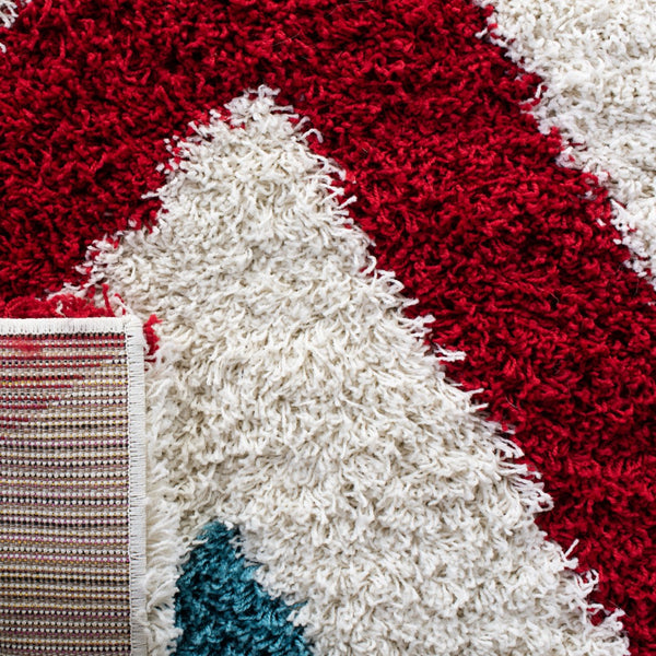 Safavieh Safavieh Kids Shag 564 Power Loomed Polypropylene Pile Shag & Flokati Rug SGK564B-4