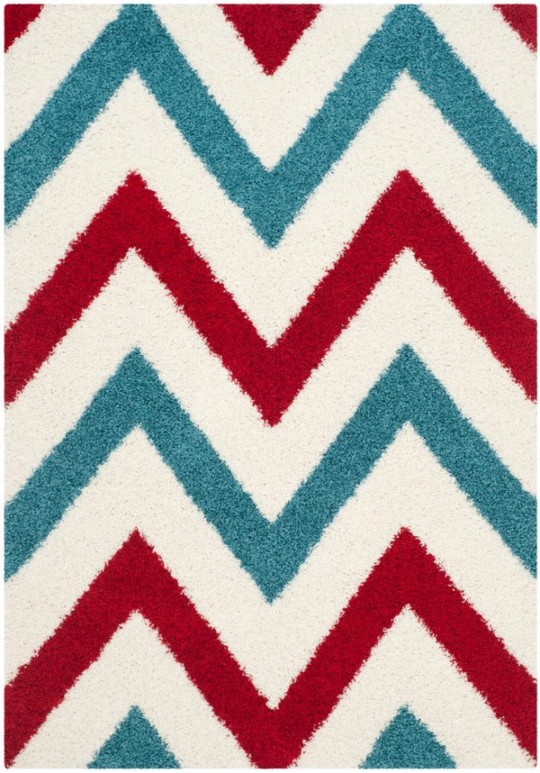 Safavieh Safavieh Kids Shag 564 Power Loomed Polypropylene Pile Shag & Flokati Rug SGK564B-4