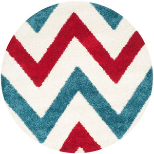 Safavieh Safavieh Kids Shag 564 Power Loomed Polypropylene Pile Shag & Flokati Rug SGK564B-4