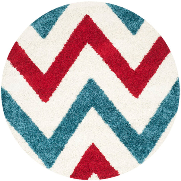 Safavieh Safavieh Kids Shag 564 Power Loomed Polypropylene Pile Shag & Flokati Rug SGK564B-4