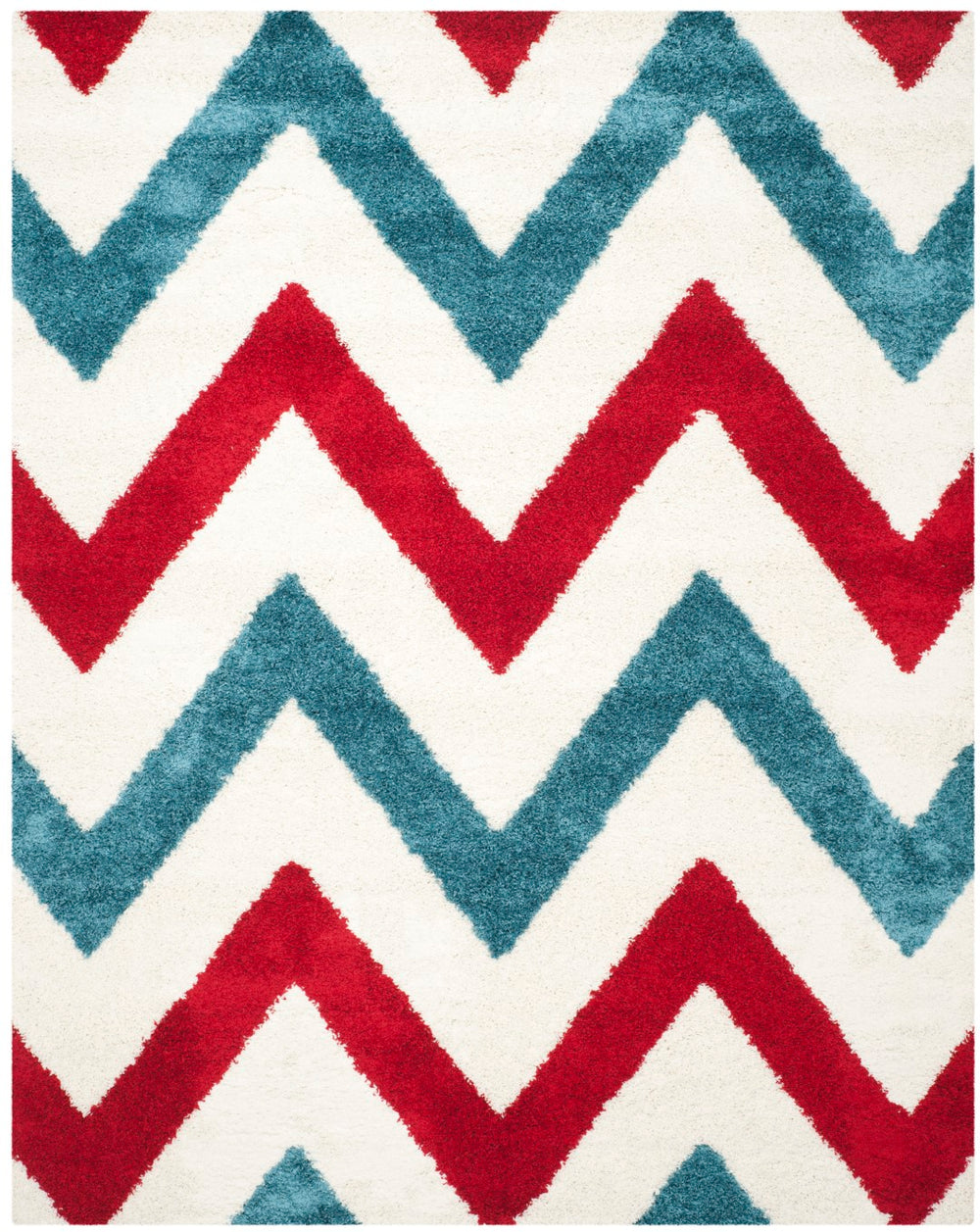 Safavieh Safavieh Kids Shag 564 Power Loomed Polypropylene Pile Shag & Flokati Rug SGK564B-4