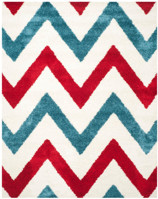 Safavieh Safavieh Kids Shag 564 Power Loomed Polypropylene Pile Shag & Flokati Rug SGK564B-4