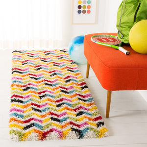 Safavieh Safavieh Kids Shag 565 Power Loomed Polypropylene Pile Shag & Flokati Rug SGK565A-29
