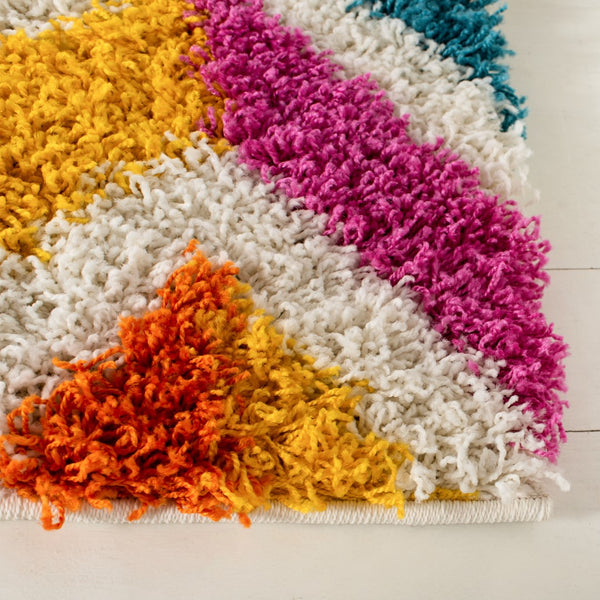 Safavieh Safavieh Kids Shag 565 Power Loomed Polypropylene Pile Shag & Flokati Rug SGK565A-29