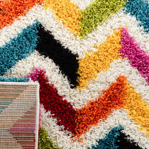 Safavieh Safavieh Kids Shag 565 Power Loomed Polypropylene Pile Shag & Flokati Rug SGK565A-29