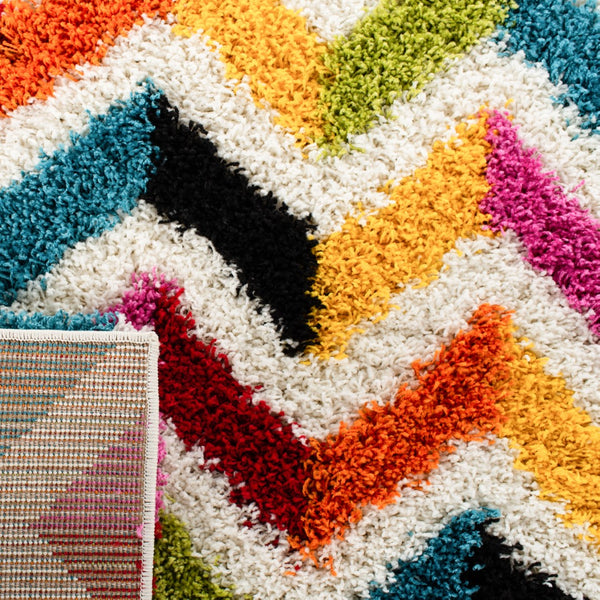 Safavieh Safavieh Kids Shag 565 Power Loomed Polypropylene Pile Shag & Flokati Rug SGK565A-29