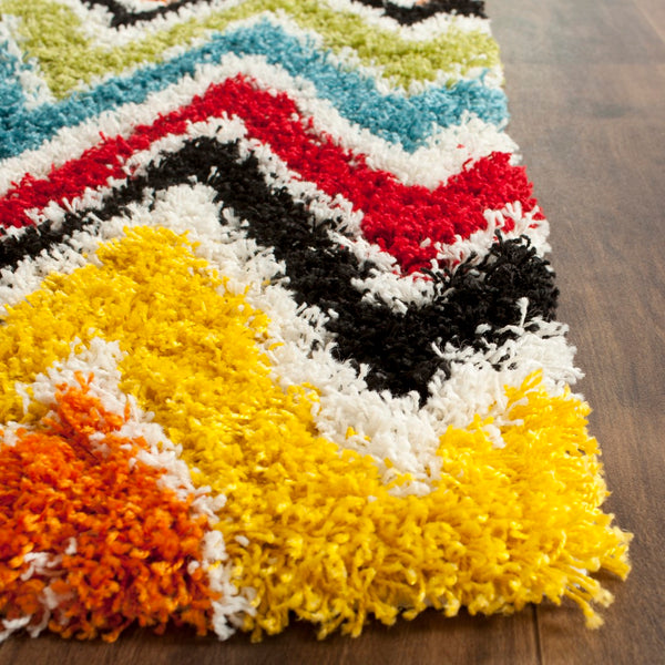 Safavieh Safavieh Kids Shag 567 Power Loomed Polypropylene Pile Shag & Flokati Rug SGK567A-25