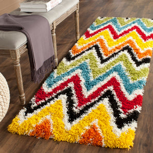 Safavieh Safavieh Kids Shag 567 Power Loomed Polypropylene Pile Shag & Flokati Rug SGK567A-25
