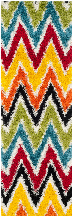 Safavieh Safavieh Kids Shag 567 Power Loomed Polypropylene Pile Shag & Flokati Rug SGK567A-25