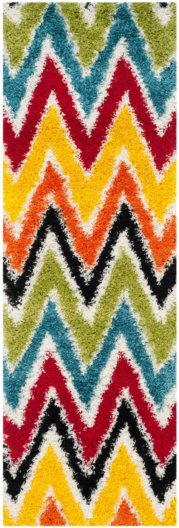 Safavieh Safavieh Kids Shag 567 Power Loomed Polypropylene Pile Shag & Flokati Rug SGK567A-25