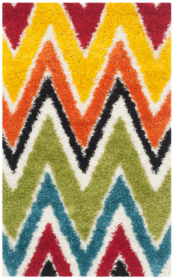 Safavieh Safavieh Kids Shag 567 Power Loomed Polypropylene Pile Shag & Flokati Rug SGK567A-25