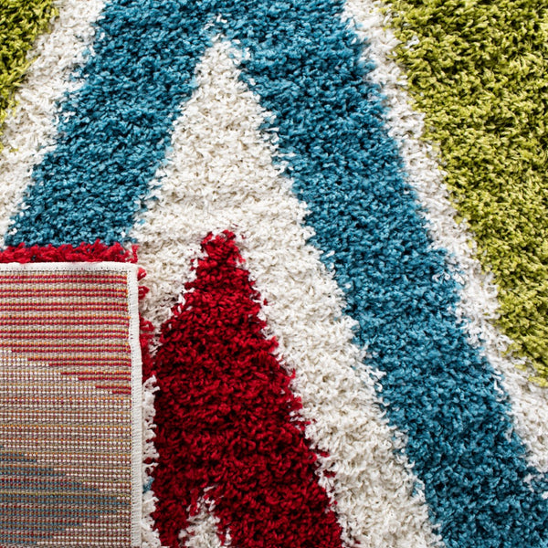 Safavieh Safavieh Kids Shag 567 Power Loomed Polypropylene Pile Shag & Flokati Rug SGK567A-25