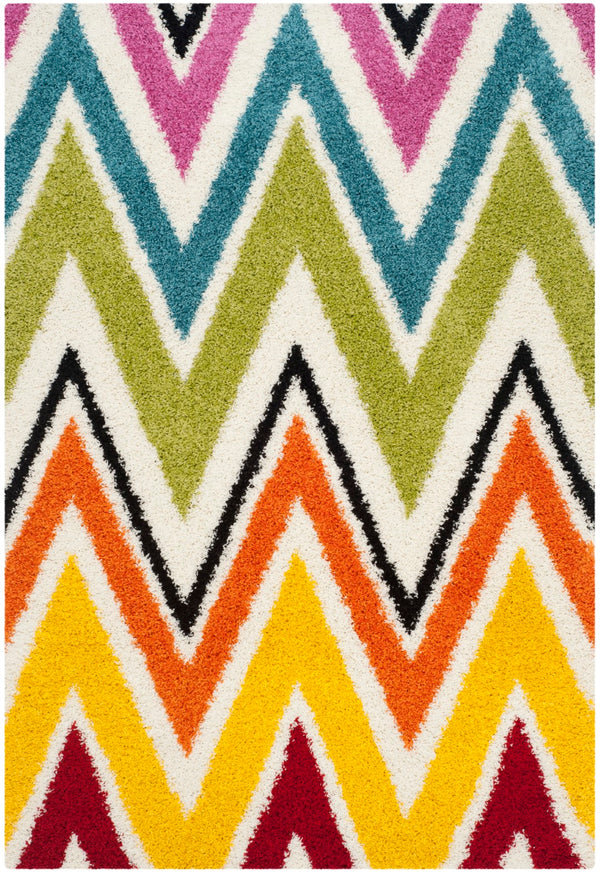 Safavieh Safavieh Kids Shag 567 Power Loomed Polypropylene Pile Shag & Flokati Rug SGK567A-25