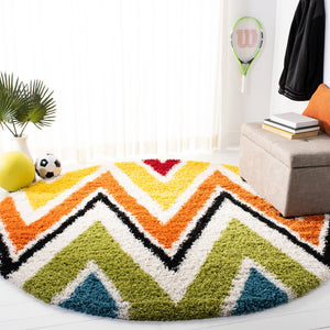 Safavieh Safavieh Kids Shag 567 Power Loomed Polypropylene Pile Shag & Flokati Rug SGK567A-25