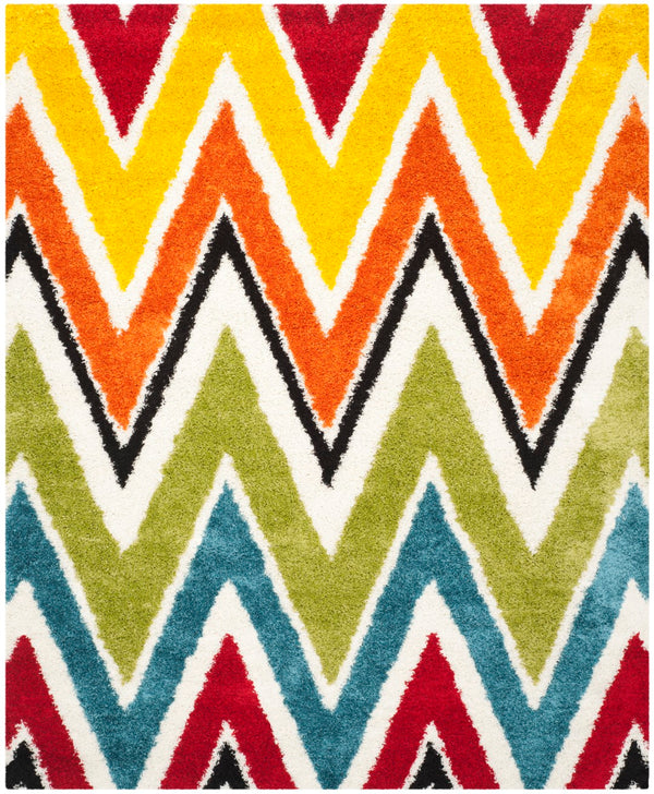 Safavieh Safavieh Kids Shag 567 Power Loomed Polypropylene Pile Shag & Flokati Rug SGK567A-25