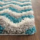 Safavieh Safavieh Kids Shag 568 Power Loomed Polypropylene Pile Shag & Flokati Rug SGK568C-29