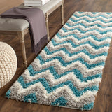 Safavieh Safavieh Kids Shag 568 Power Loomed Polypropylene Pile Shag & Flokati Rug SGK568C-29