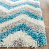 Safavieh Safavieh Kids Shag 568 Power Loomed Polypropylene Pile Shag & Flokati Rug SGK568C-29