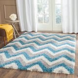 Safavieh Safavieh Kids Shag 568 Power Loomed Polypropylene Pile Shag & Flokati Rug SGK568C-29