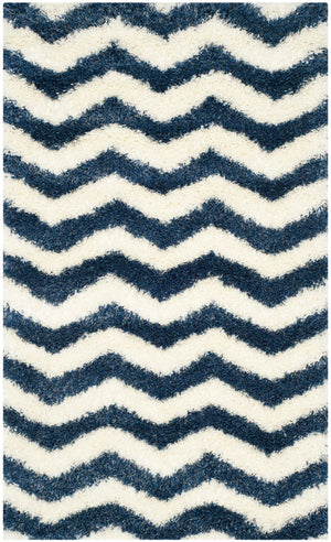 Safavieh Montreal Shag 846 Power Loomed 50% Polypropylene + 50% Polyester Shag & Flokati Rug SGM846A-4SQ