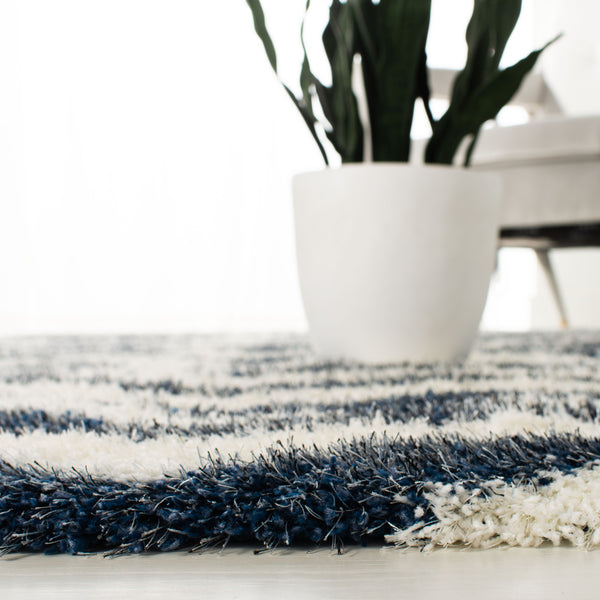 Safavieh Montreal Shag 846 Power Loomed 50% Polypropylene + 50% Polyester Shag & Flokati Rug SGM846A-4SQ