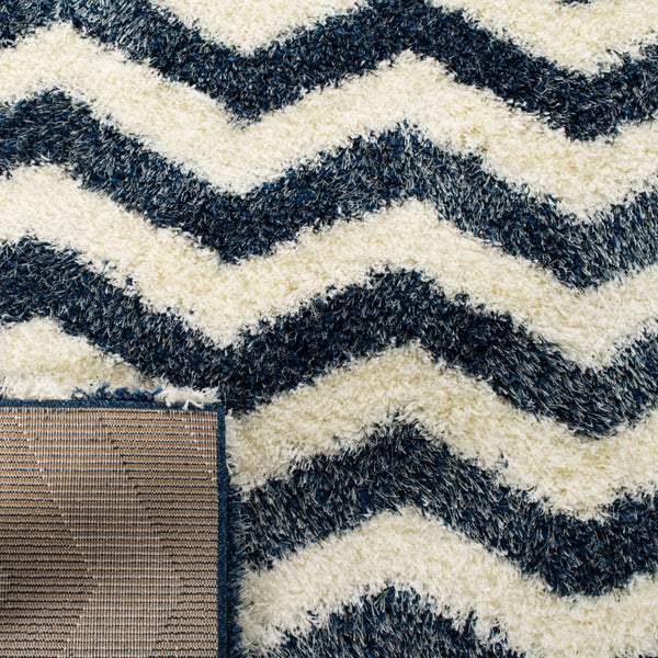 Safavieh Montreal Shag 846 Power Loomed 50% Polypropylene + 50% Polyester Shag & Flokati Rug SGM846A-4SQ